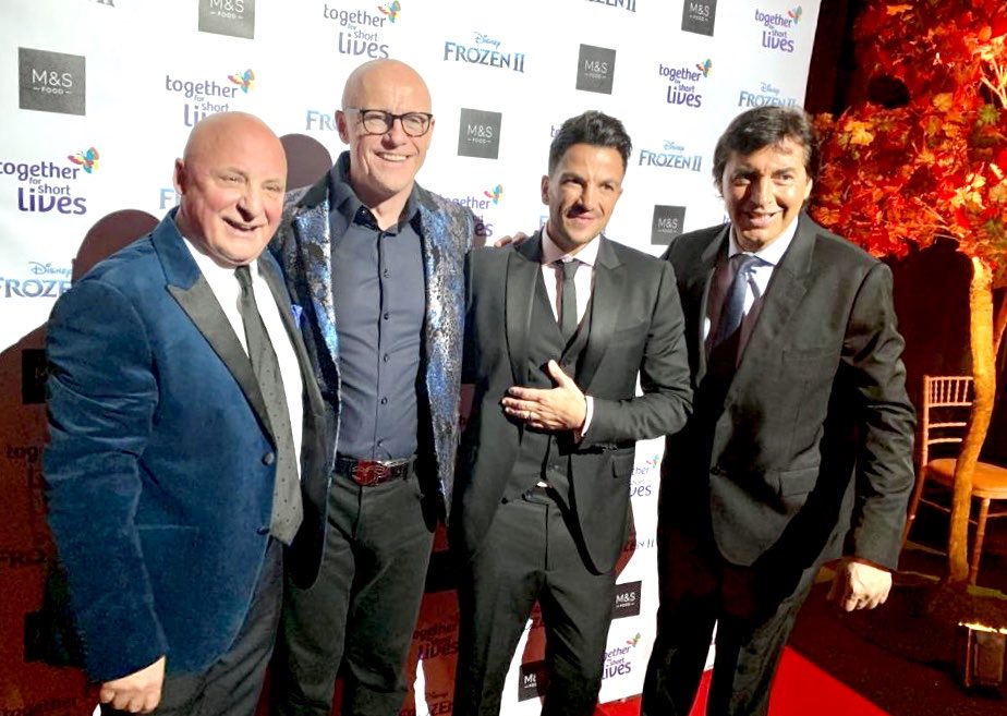 JohnDCaudwell's tweet photo. A lovely evening last night at the @Disney_UK #Frozen2 event for @Tog4ShortLives with my daughter @libbyc4. 

Great to see you @SimonCowell @AldoZilli @MrPeterAndre @jc_novelli @The_CAN_Group https://t.co/XWpaEquD2r