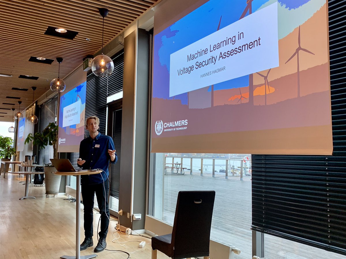 How to use #machinelearning to improve #voltagestability? Hannes Hagman from @chalmersuniv is studying this in his PhD and tells us all about it at #kraftforum2019
#elkraft #kraftsystem #stability #voltagecollapse