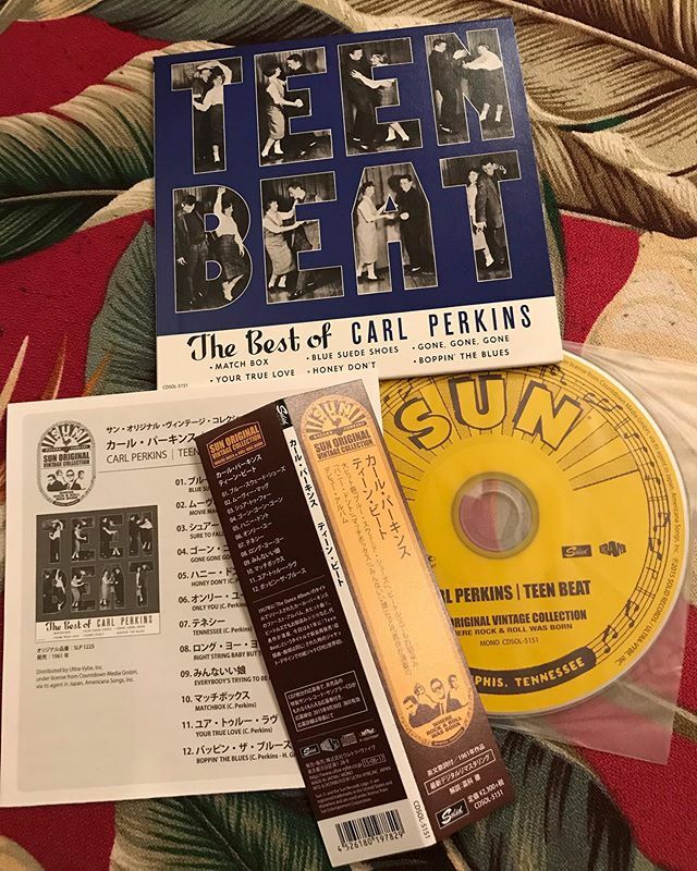 rnrmusicgarden's tweet photo. CARL PERKINS. TEEN BEAT (Obi) Japan Pressing 2015 ... #rnrmusicgarden #vinylstore #tokyo #shibuya #rockabilly #neorockabilly #rocknroll #vinyl #usedvinyl #vinylcollection #vinylcollector #vinyljunkie #instavinyl #robart1969 #gonzales1969 #rockabillyvinyl #memphislove #tennes… https://t.co/xfeOYVTKEH