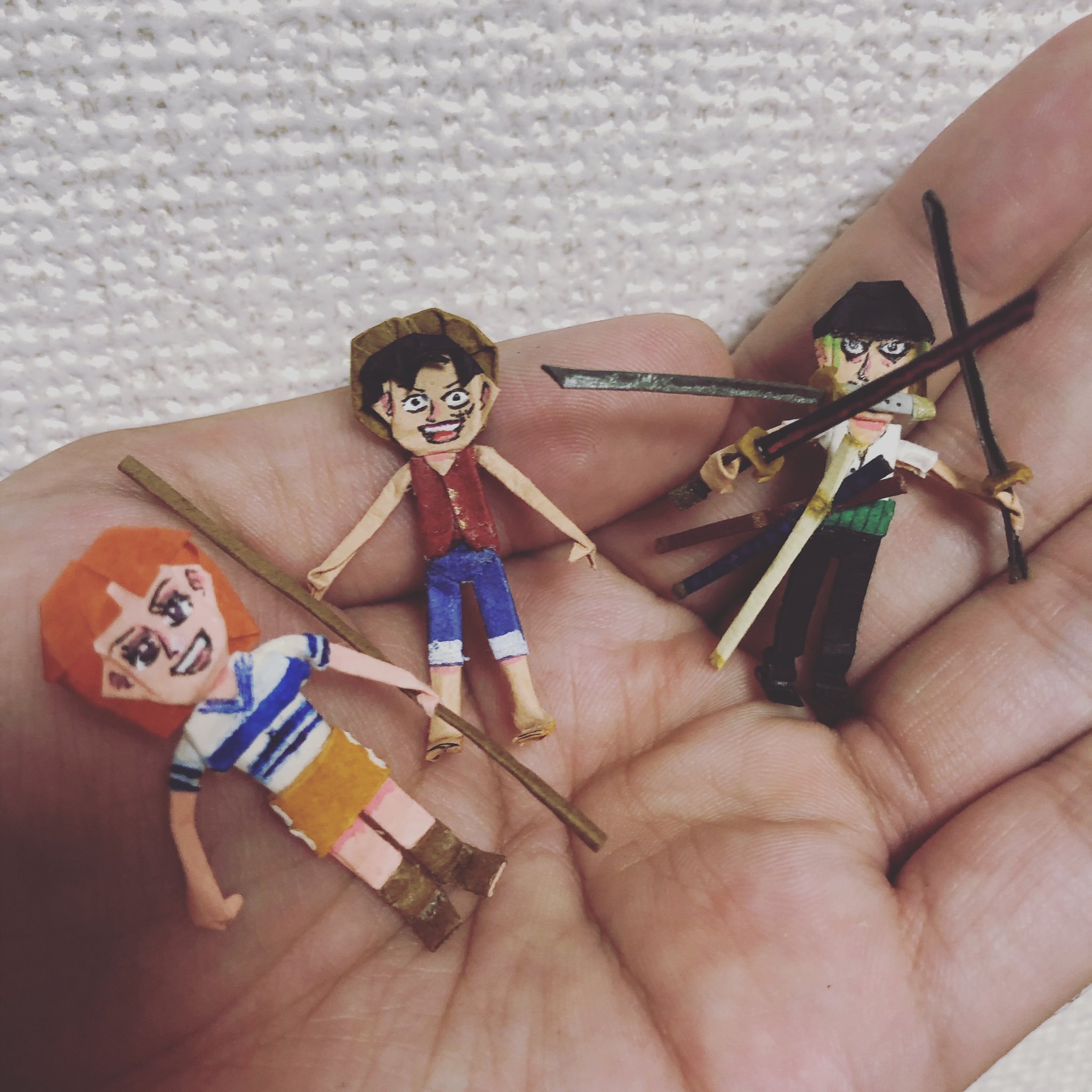 Twitter 上的 ゆうちゃん Opcom Info 初期のルフィ ゾロ ナミ By Yusuke Ito 折り紙作品 ワンピース Origami Onepiece T Co Lxf9co4rz3 Twitter