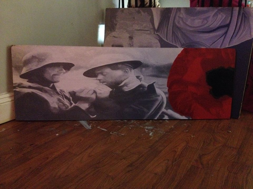 BLADES ART (@artblades) on Twitter photo For sale A painting i did for remembrance of the war and to also raise a little money for them as 20% of this goes to poppy appeal, this was painted to a 40/118cm 1 inch thick chip board #REMEMBER <a href="/BritishArmy/">British Army 🇬🇧</a> #POPPYAPPEAL For sale A painting i did for remembrance of the war and to also raise a little money for them as 20% of this goes to poppy appeal, this was painted to a 40/118cm 1 inch thick chip board #REMEMBER <a href="/BritishArmy/">British Army 🇬🇧</a> #POPPYAPPEAL