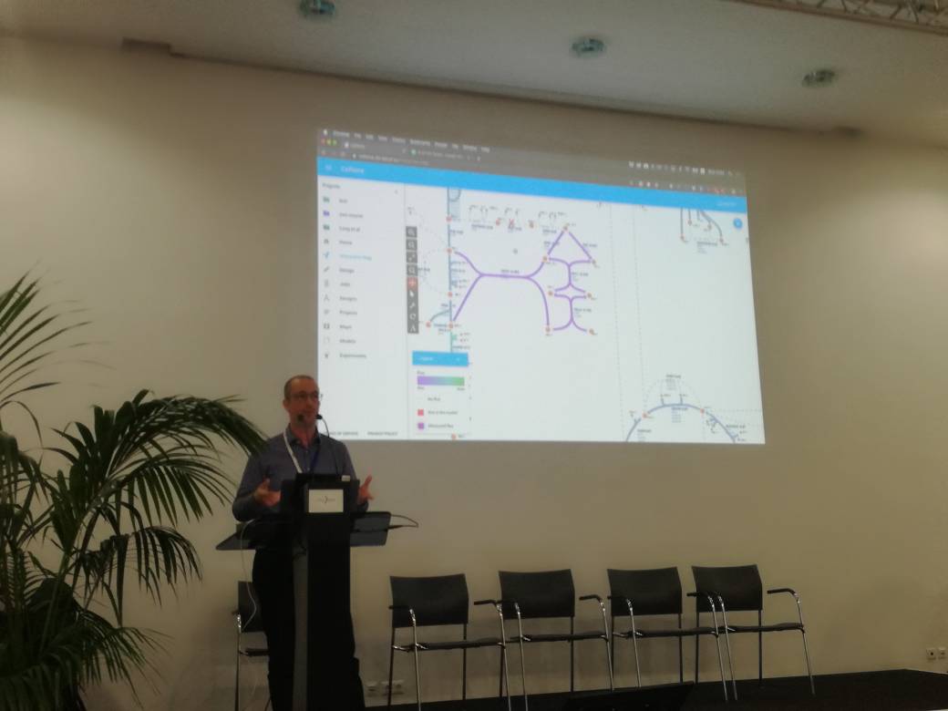 "Reap the benefits of metabolic modelling without requiring the expert knowledge." Niko (@phantomas1234) talks about what led to the development of Caffeine and shows how to use it. #esib2019 #dddecaf