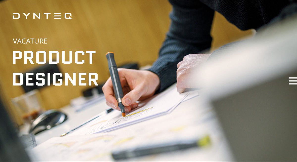 Dynteq's tweet image. Ter uitbreiding van ons team zijn we op zoek naar een 'Product Designer'. Ben jij conceptueel sterk en weet je ideeën goed te visualiseren en presenteren? Dan zijn wij op zoek naar jou!

Meer info over de vacature vind je op lnkd.in/e23vZ-y #productdesigner