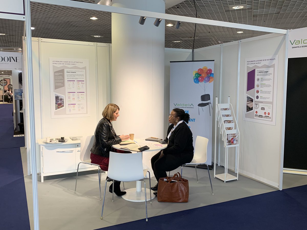 DancourtP's tweet photo. @ValdeliaPro présent au @WorkplaceCannes poir garantir la #secondevie des mobiliers des professionnels #reutilisation #mobilierdoccasion #recyclage https://t.co/gCBL6MOtmc