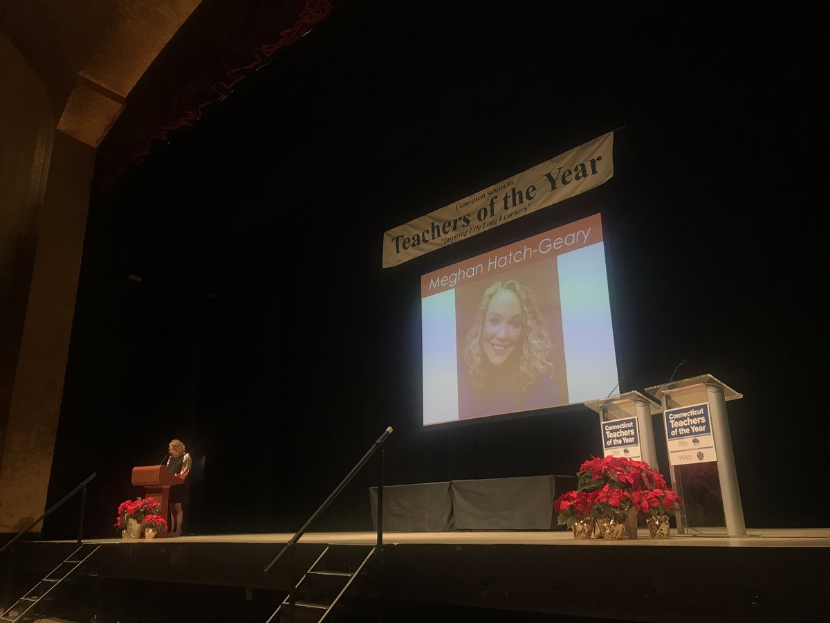 KristenRec's tweet photo. “We need to teach what’s hard; we need to have courageous conversations” says @2020CTtoy #CTTOY @CTTOYCouncil @EducateCT @NNSTOY #TeachersLeading “We need to recognize our own implicit biases” https://t.co/9qHectf0I1