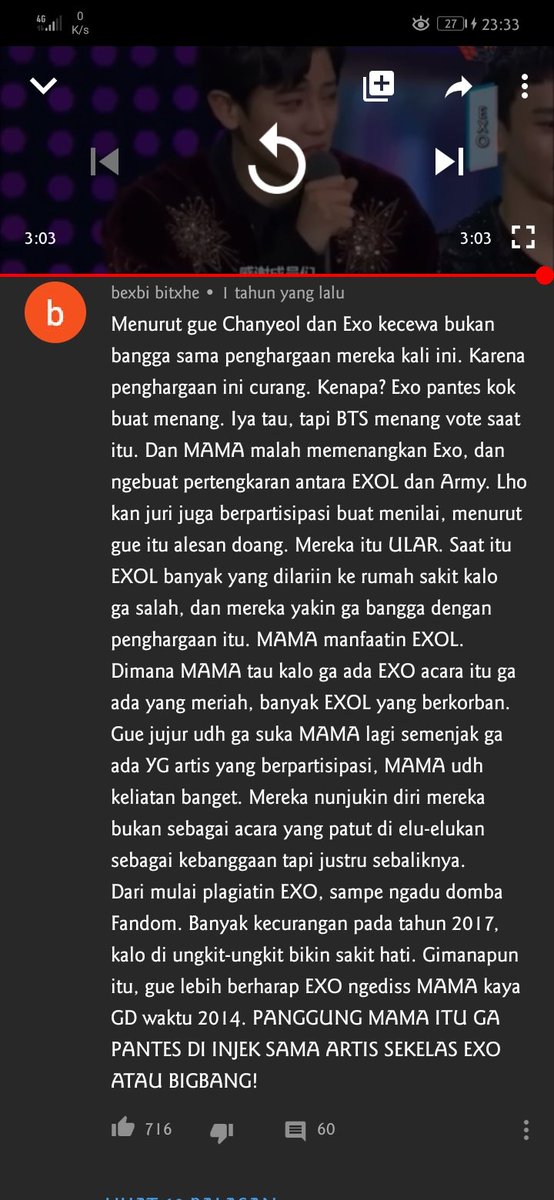 svthop's tweet photo. #MnetApologizeToEXO

liat tulisan ini jadi merasa ikut kesel, apa gausa vote vote MAMA lagi ya? berjuang di award lain aja yang lebih jujur~ yg bisa ngehargain hoshi biar gak ngaum lagi kayak semalem ♡

but my boys already slap them with their lit performance ♥ https://t.co/6EbNeV8Lau