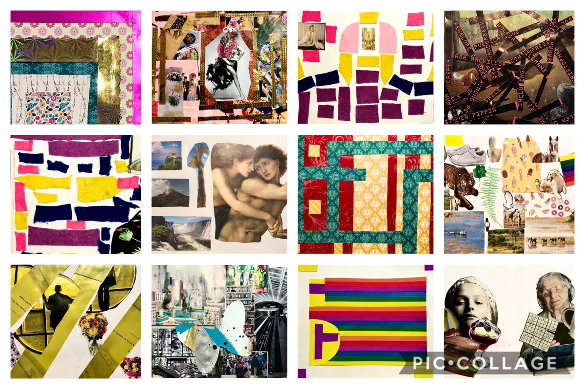 FirstFloorSpace's tweet image. Thank you @Inaspectrum for taking part in our collage session today, was an absolute pleasure to have you all! Looking forward to having your collages on display for the exhibition 🙌🎨