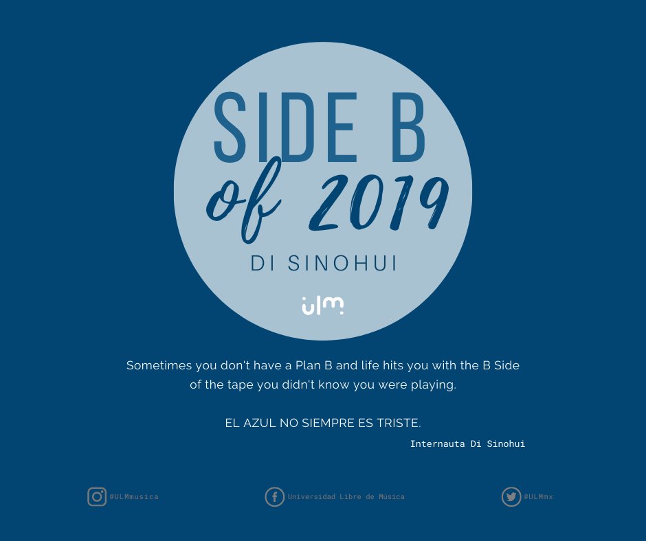 ¡Llegamos al último Miércoles de Playlist de este semestre!
Hoy Diana Sinohui nos comparte las #25Canciones que la acompañaron a lo largo de este ciclo.

⬇️⬇️ Puedes escucharla aquí abajo ⬇️⬇️
bit.ly/ULM-DiSinohui-…
@Dianasinohuig