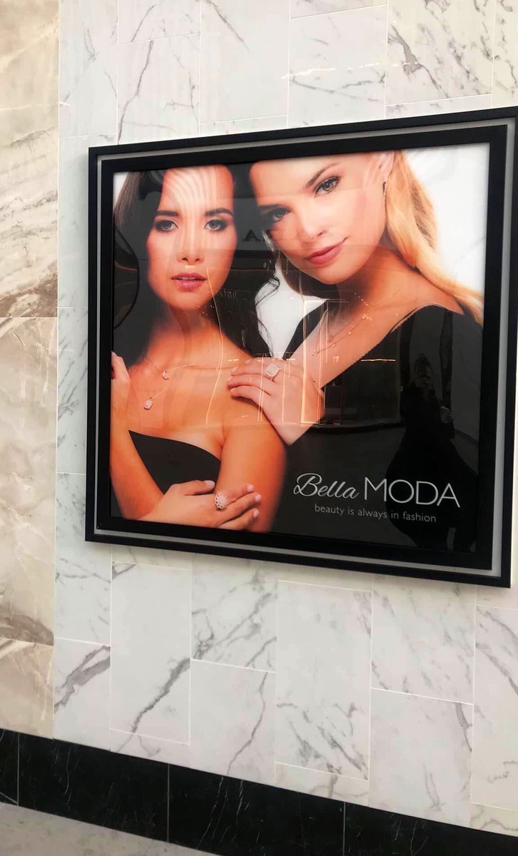 CityModels's tweet photo. City Models Maggie and Carolina adorn the walls  of Halifax Shopping Centre in a recent national jewellery campaign. Congrats https://t.co/LPsN1SWEQI