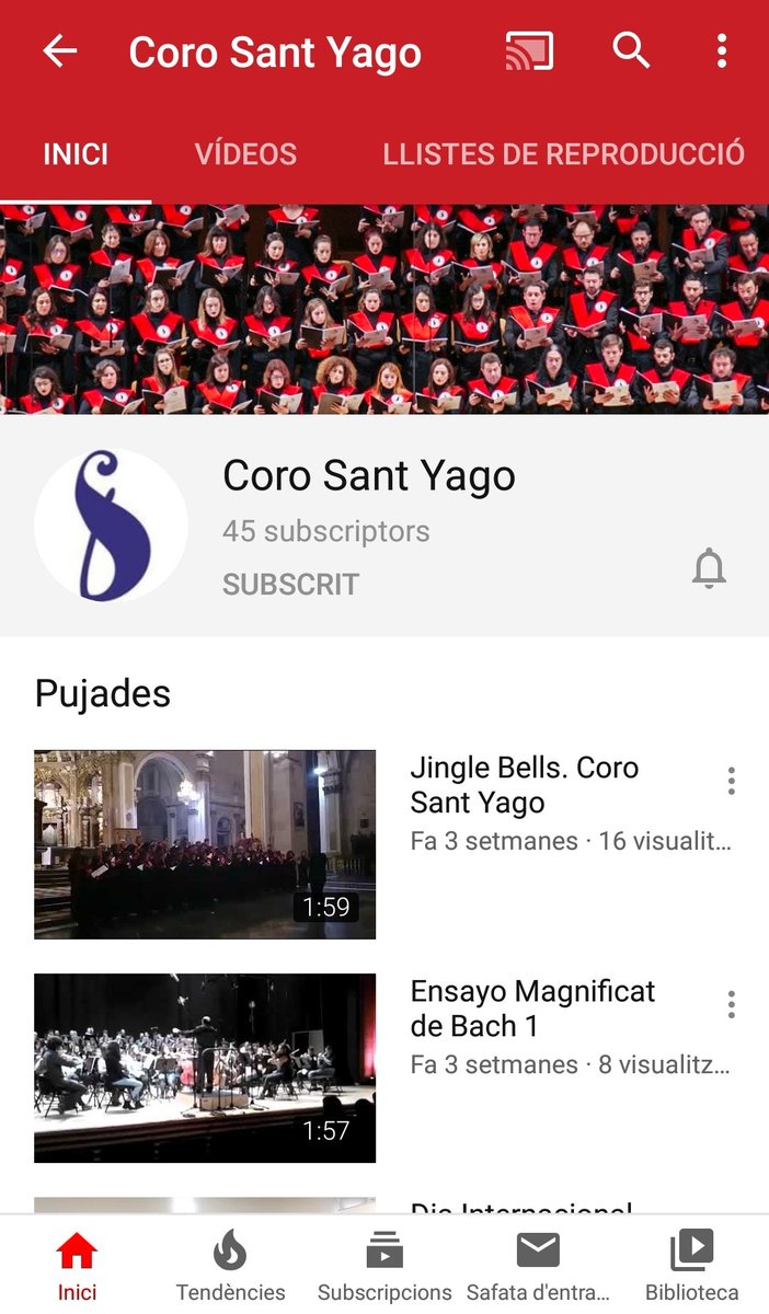 ¿Conocéis nuestro canal de <a href="/YouTube/">YouTube</a> ?🎶
¡Suscribíos y no os perdáis ninguna publicación!

youtube.com/channel/UCgCPG…