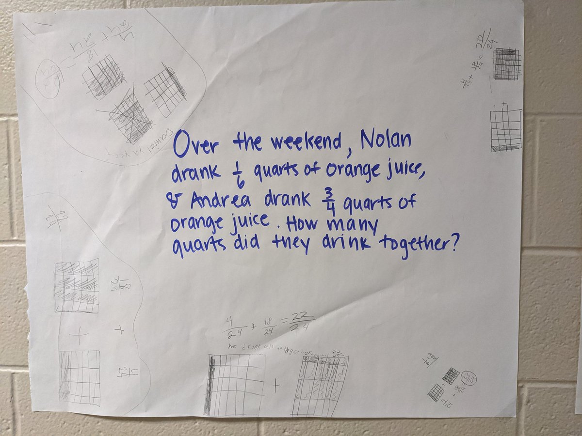 AzureDaCoach's tweet photo. 5th graders using interactive learning structures for problem solving in math. 2 great structures shown here: #OVPantherPride
#VVSDLearns 
#OurHouse https://t.co/wrZaVpkrqz