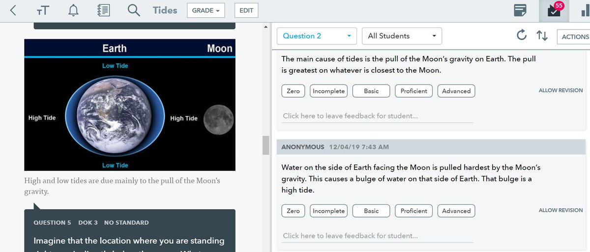 VarneetKaurJ's tweet image. Students learned about ocean tides through videos, images, reading #activelylearn and, reflecting on their learning on #padlet. 
#MineolaAU