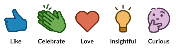 hobnobconnect's tweet photo. Sometimes a “like” in social media doesn’t give the full picture, or you’re just not inspired enough to write a fuller response. LinkedIn adds reactions to spur more engagement [via @techcrunch]: https://t.co/25D8rEbzNL https://t.co/y54lOGJqbN