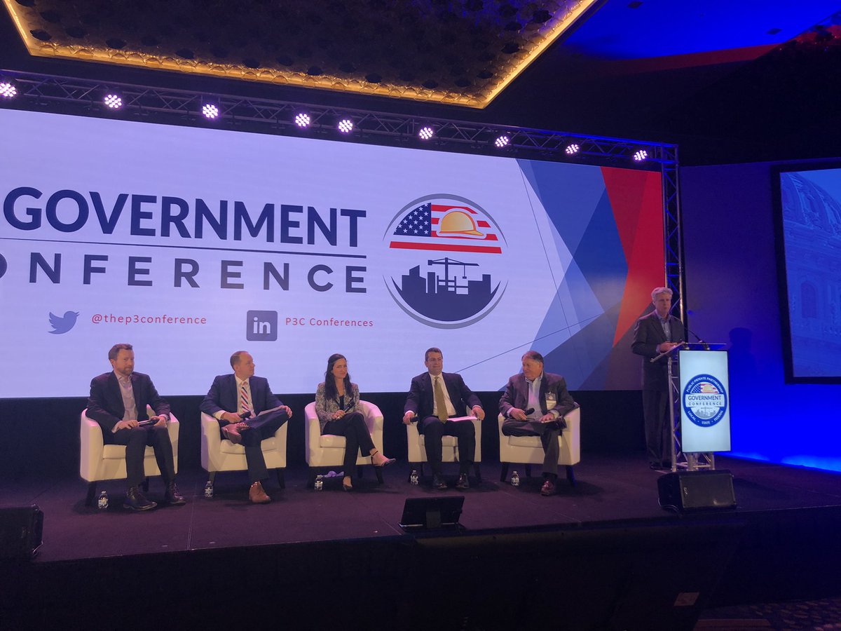 AIAI_Infra's tweet photo. Main stage to wrap up the conference with our closing panel. @sddewitt @InfraStrategies #crccompanies @hntb @concoursegroup and our own SMG. #p3gov #p3 https://t.co/9M0GolagCj