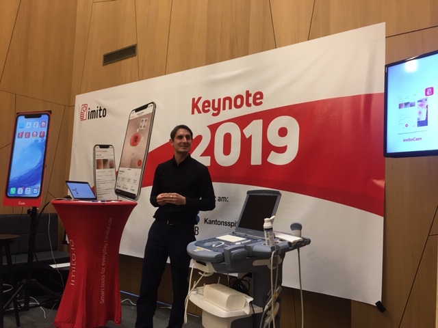 imito_ag's tweet photo. Thank you all; the @KSB_Spitalbaden, speakers, guests on site & guests via livestream to make the #imito Keynote 2019 rock.
We explored topics, challenges & visions about #DigitalHealth & the visual clinical documentation with #imitoCam.
@iSulzi @mstudr @PaminaVictoria & team https://t.co/4PeR7oEkMA