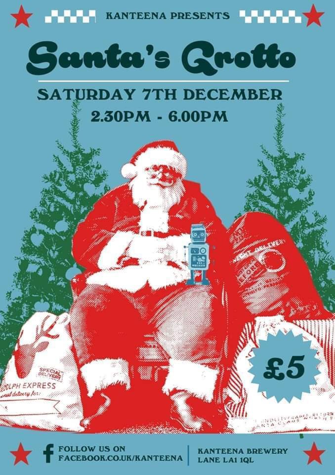 Events_Live's tweet image. Looking to start the Christmas magic this weekend? Santa will be stopping by @kanteena1 in Lancaster on Saturday from 2.30pm! Shop, relax, drink mulled wine and meet the big man himself. Entry is £5 per child, pay on the door. Who will we see there? 🎅🏻 #Lancaster #christmas