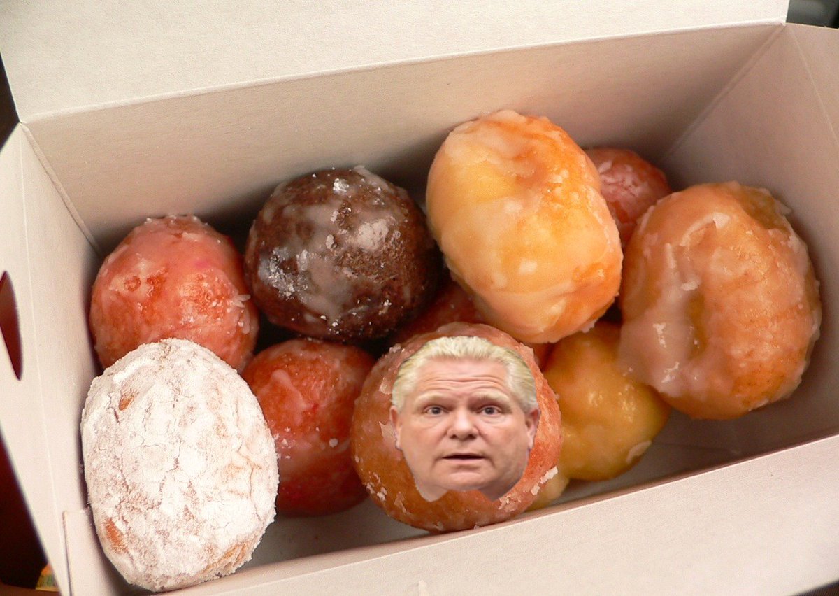 gilesadam's tweet image. Someone had to do it.

#DougFord
#Timbit