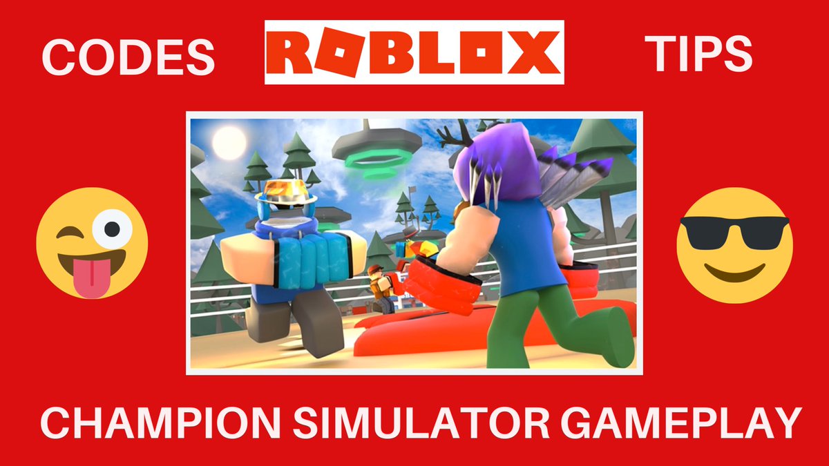 Deathbotbrothers On Twitter Roblox Gameplay Codes Tips For Champion Simulator Plus 3 Shoutouts Https T Co Ovmrqennxa Via Youtube Roblox Robloxcodes Robloxchampionsimulator Championsimulatorcodes Deathbotbrothers Https T Co Jq1okvlbpv - roblox youtube tips