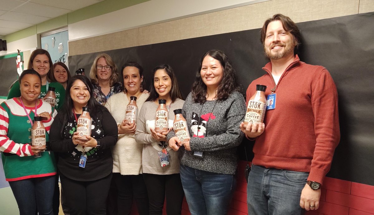 JkneeMartinez's tweet photo. @JHaleyBulldogs Teachers were treated with Stok coffee thanks to #TemploCristianoAgape and #StokCoffee. 'Tis the Season for Giving! @lmr0050 @MrsAFountain https://t.co/CK9R4egRCT