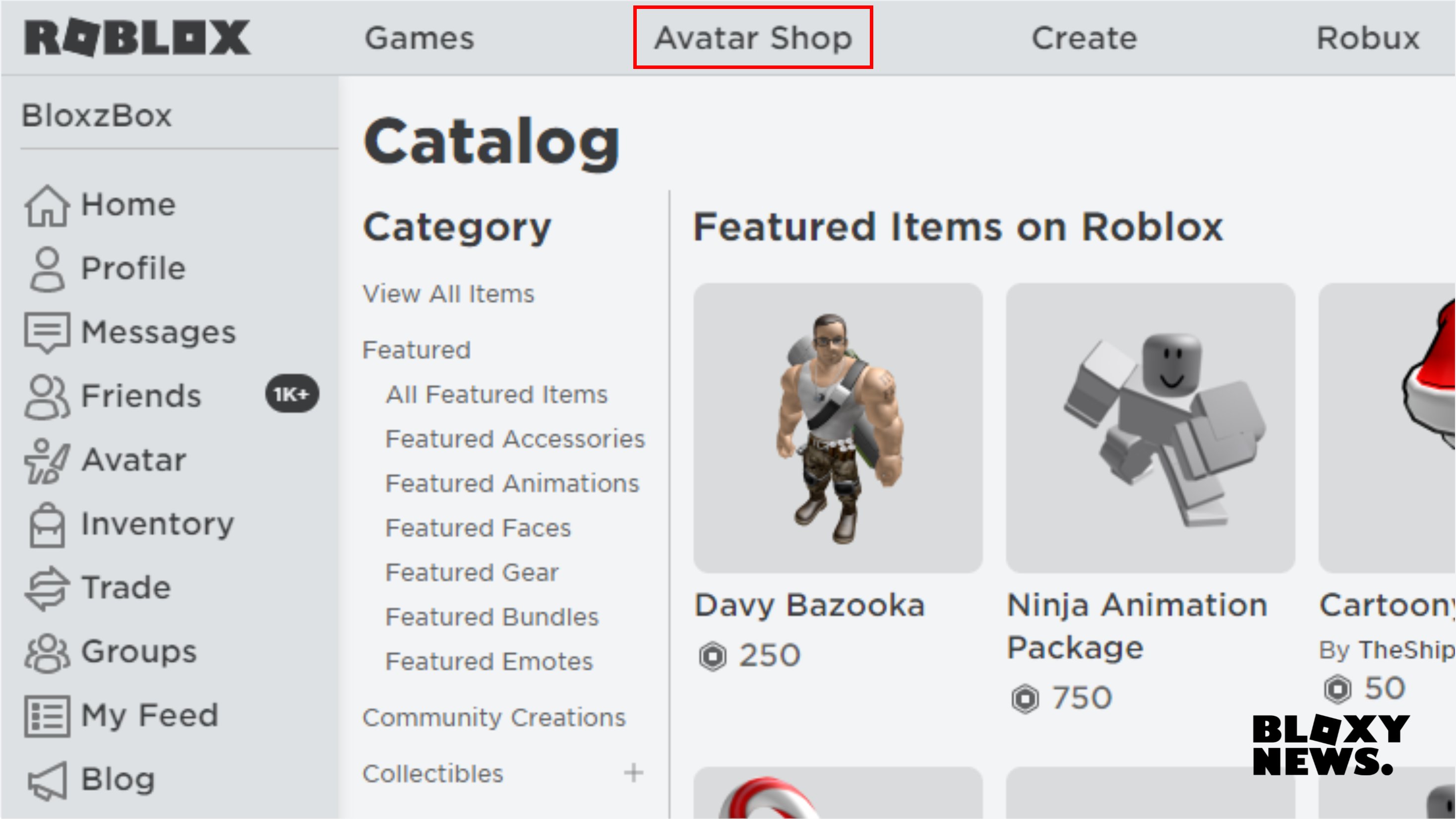 Bloxy News on X: The #Roblox Catalog has been renamed to Avatar