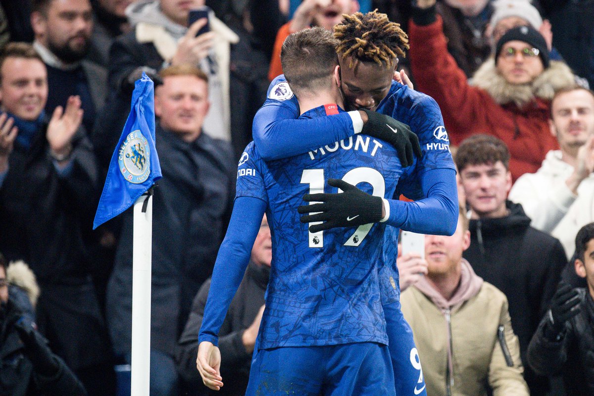 Both of Chelsea's goals today were scored and assisted by academy products.

@reecejames assist for <a href="/tammyabraham/">Tammy Abraham</a> 
Abraham assist for @masonmount_10 

👊