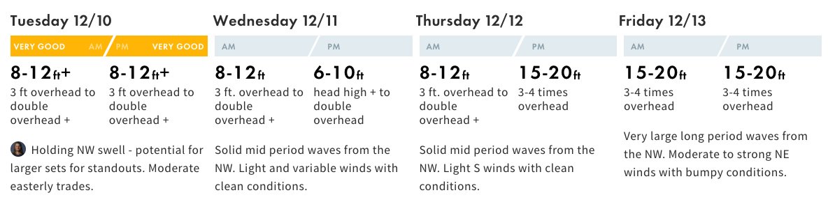 wsl's tweet image. Well, this looks promising. @surfline #BillabongPipeMasters @billabong1973 #VTCS @VANS_66