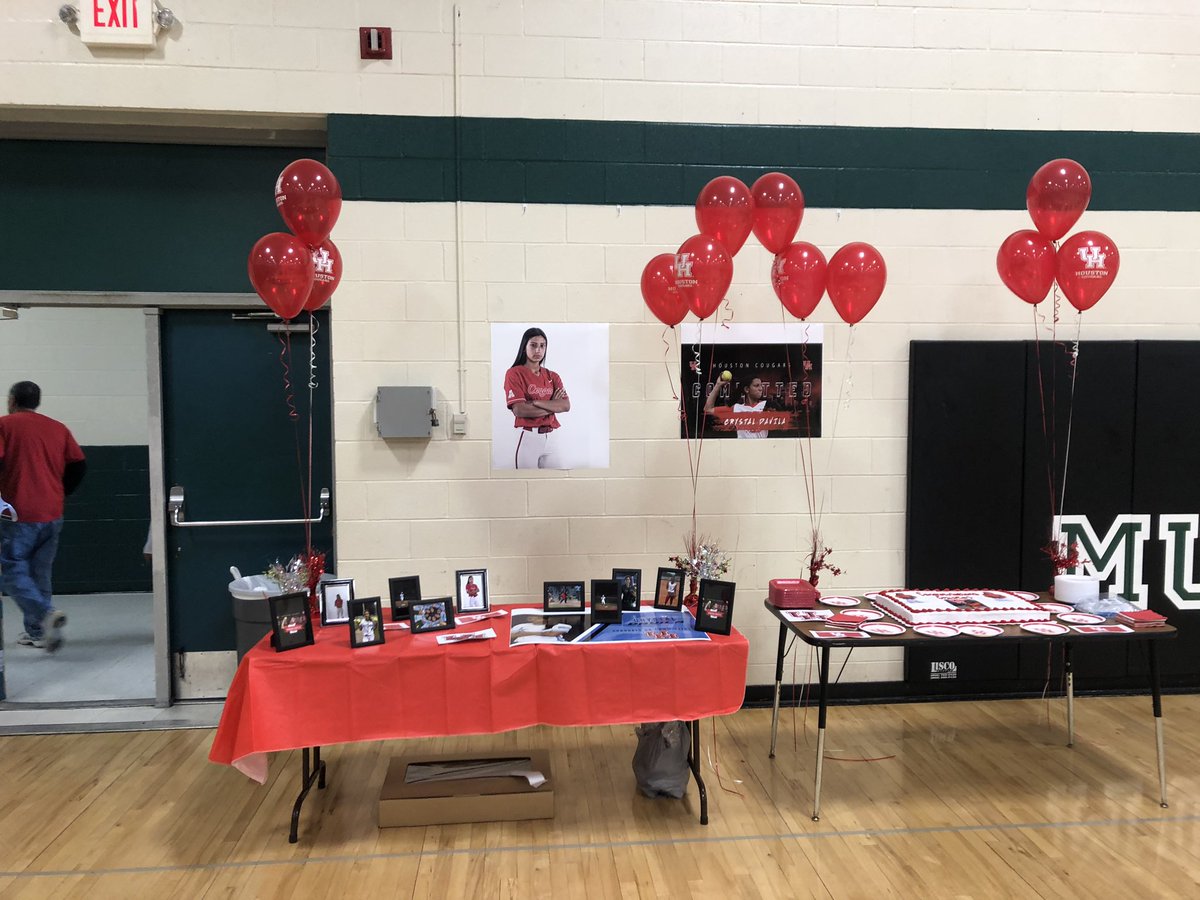 Congratulations to Crystal Davila for signing her National Letter of Intent to play College Softball for The University of Houston. We are proud of you. Mustang Pride! <a href="/CCISD/">CCISD</a> <a href="/mustang4025/">Dr. Elizabeth Perez</a> <a href="/r0hernandez/">Dr. Roland Hernandez</a>
