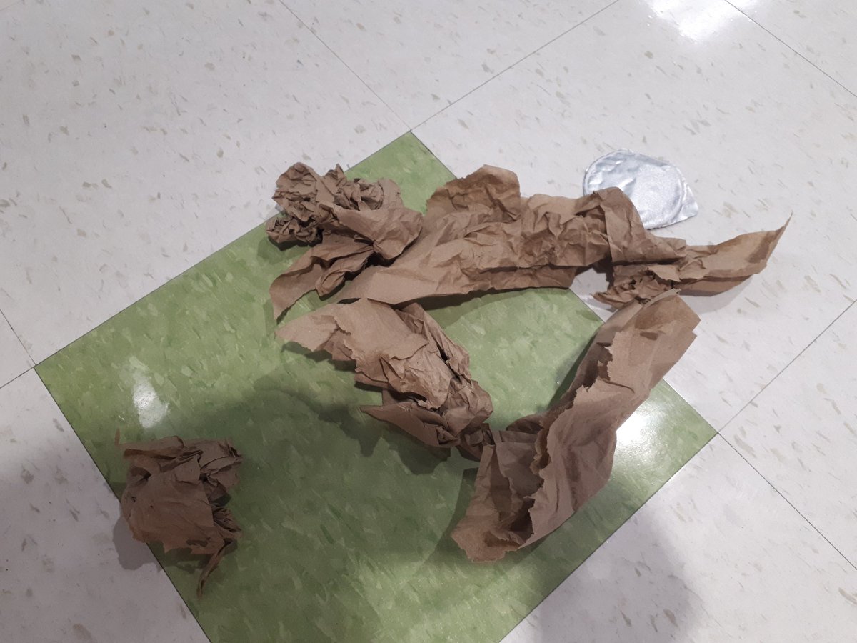 MrsMelocheOCSB's tweet photo. @StDominicOCSB The #EcoDragons did their waste audit on the staff room today. The compost bin was good but the other containers had some problems!! Uh oh! Time for the #EcoDragons to brainstorm some creative solutions. @OCSBeco https://t.co/1rdbogaj38