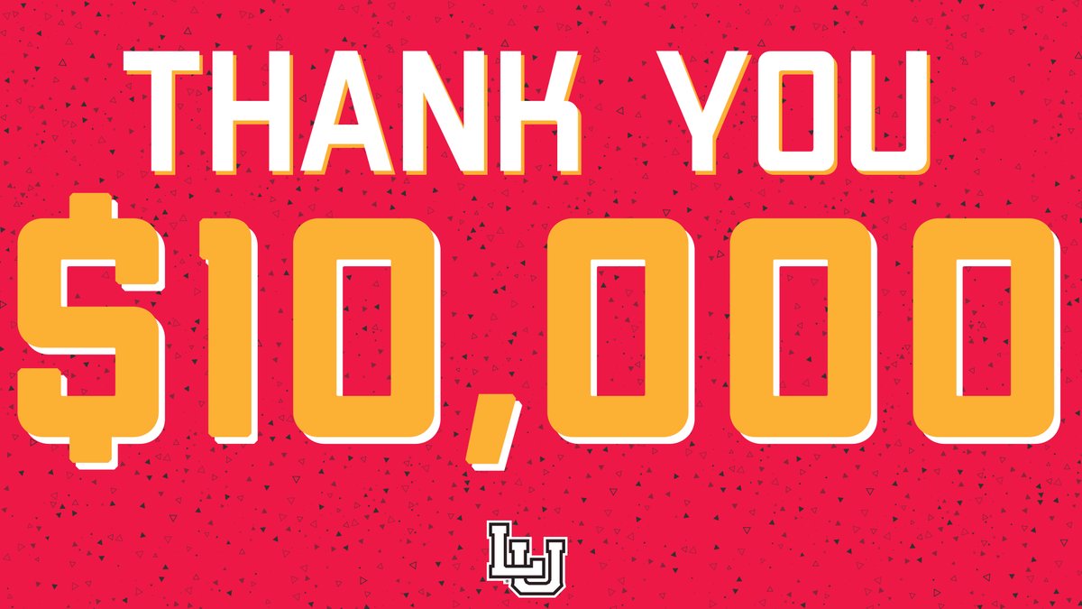 LamarAthletics's tweet photo. After a few last second donations came in, we have officially surpassed $10,000 in donations! Our Inaugural LU Giving was a huge success thanks to all of our fans for their generous support!
#WeAreLU https://t.co/QZ7zKyxswi