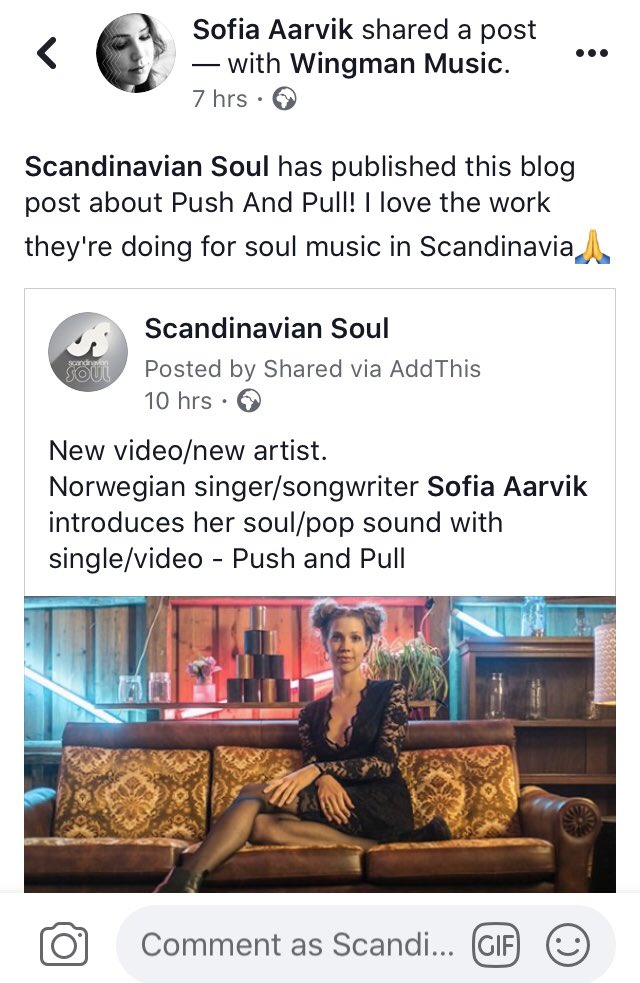 ScandinaviaSoul's tweet image. Our favourite post of the year. ❤️ A little love goes a long way. Thank you @sofia_aarvik  #sofiaaarvik #soul #video #love #scandinaviansoul #stillsmiling