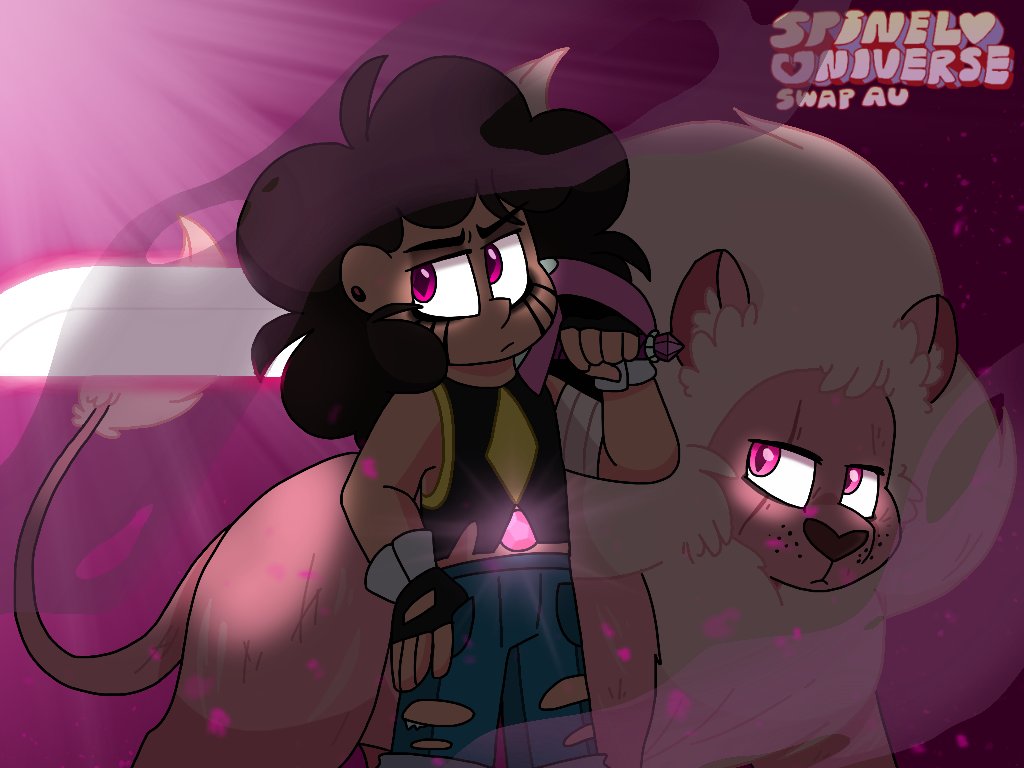 spinel_au's tweet photo. "Hey! Are you Spinel Universe?!"

❤️ SUAU where Steven and Spinel swap roles

❤️ Has lion with him

❤️ Rejuvenator is sword

❤️ Can play Normal and Rejuvenated Steven (Lion as well) 

❤️ N O  L E W D S

❤️ Ships with any Connies or w/chem

Credit to Yomis1527540 for AU and Art! https://t.co/BCiXc6T2Vq