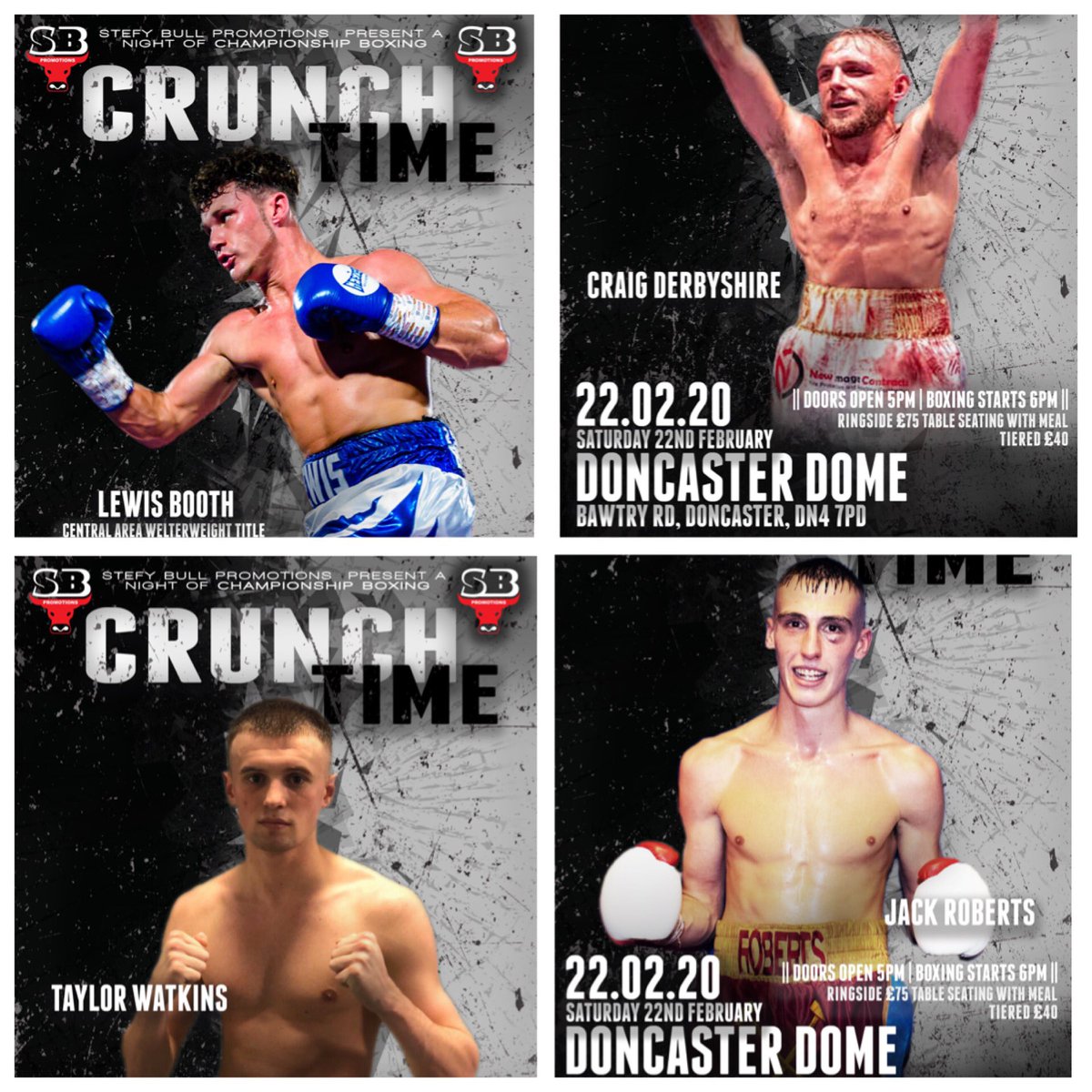 Stefy Bull (@stefybull) on Twitter photo 22nd February we are BACK <a href="/DoncasterDome/">The Doncaster Dome</a> with championship boxing few more fights to announce tickets now on sale £75 ringside with carvery meal and £40 tiered seating #Boxing #SBP 22nd February we are BACK <a href="/DoncasterDome/">The Doncaster Dome</a> with championship boxing few more fights to announce tickets now on sale £75 ringside with carvery meal and £40 tiered seating #Boxing #SBP
