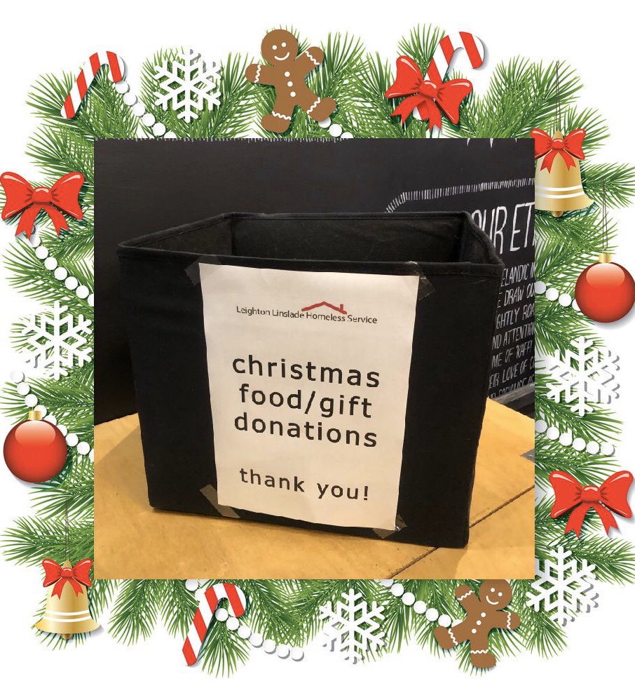 We will be collecting donations of canned/preserved  items and Xmas gifts for Leighton Linslade Homeless Service
They do fantastic work in our town and it’s all thanks to donations and fundraising.
We’ll be collecting over Xmas until the 18th December - thank you!