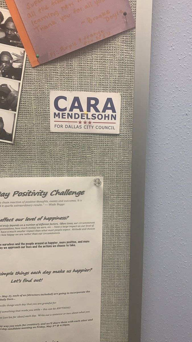 lhbenton's tweet photo. That moment when you realize one of your students put a @caraathome card on your pinboard. 😉👍🏾 #AlwaysSupportin https://t.co/Cctmj9YaqQ