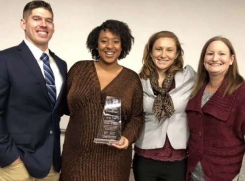 Congrats to my Program Associate, Addie Wilson, for winning the Arkansas Extension Employee of the Year award! My health team is awesome.