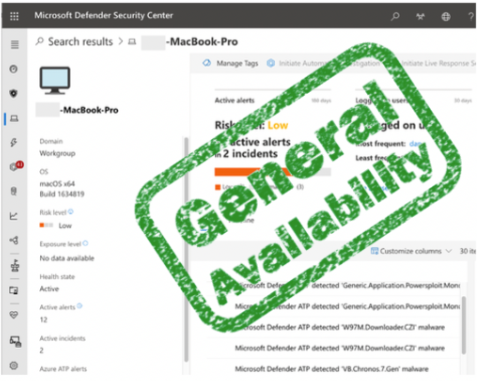 tanmayg's tweet image. 📢Microsoft Defender Advanced Threat Protection (ATP) Endpoint and Detection Response (EDR) capabilities for macOS devices are now generally available 📢