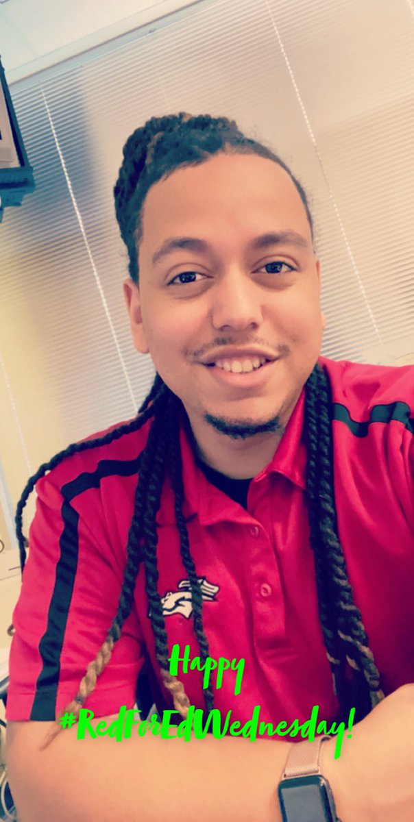 MrPerry_100's tweet photo. Another #RedForEdWednesday! Today, I wear red to show that I am against the monstrosity that is the โeducation reform billโ our legislators so desperately want to pass - despite HOURS of testimony we all provided. #EnoughIsEnough #EducatorsAreSayingNO @SCforEd https://t.co/kIJpDCXdvD