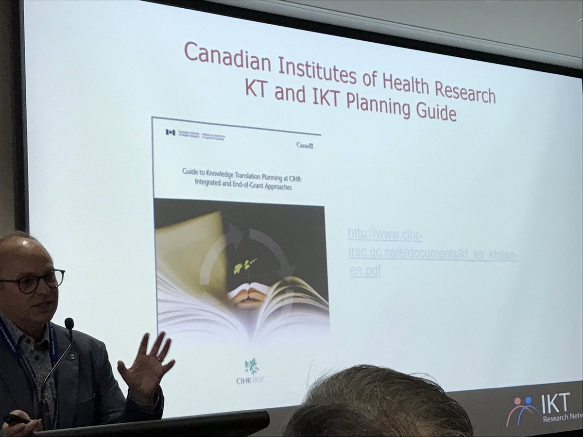 AusHSI's tweet photo. .@IanDGraham1 every researcher should be doing this as a minimum (you have to write this in your grants, so do it!), BUT do it judiciously. Not strong evidence? Be careful shouting it from the rooftops! (Simplification in brackets from @trishgreenhalgh, of course!) #HSR19 https://t.co/KhIKY6XprK