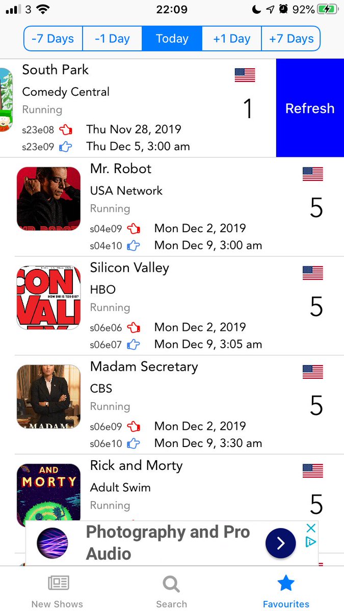 epguides's tweet image. v2.5 now available. 
With added auto refresh 
#finally
#epguides

itunes.apple.com/app/epguides.c…