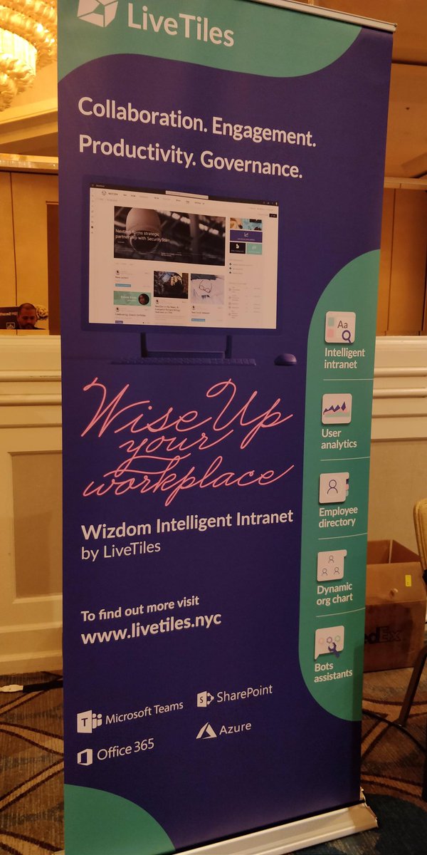 livetiles's tweet photo. Thanks to all who stopped by to chat with us and @NucleusCyber at #MESA #CPS19! If you’d like to learn more about how to secure collaboration in #MicrosoftTeams visit: https://t.co/CZPFQK7YRR…

#cybersecurity #SharePoint #MSTeams #CDSACPS #dataprotection #collaborationtools https://t.co/PY65lqueDn
