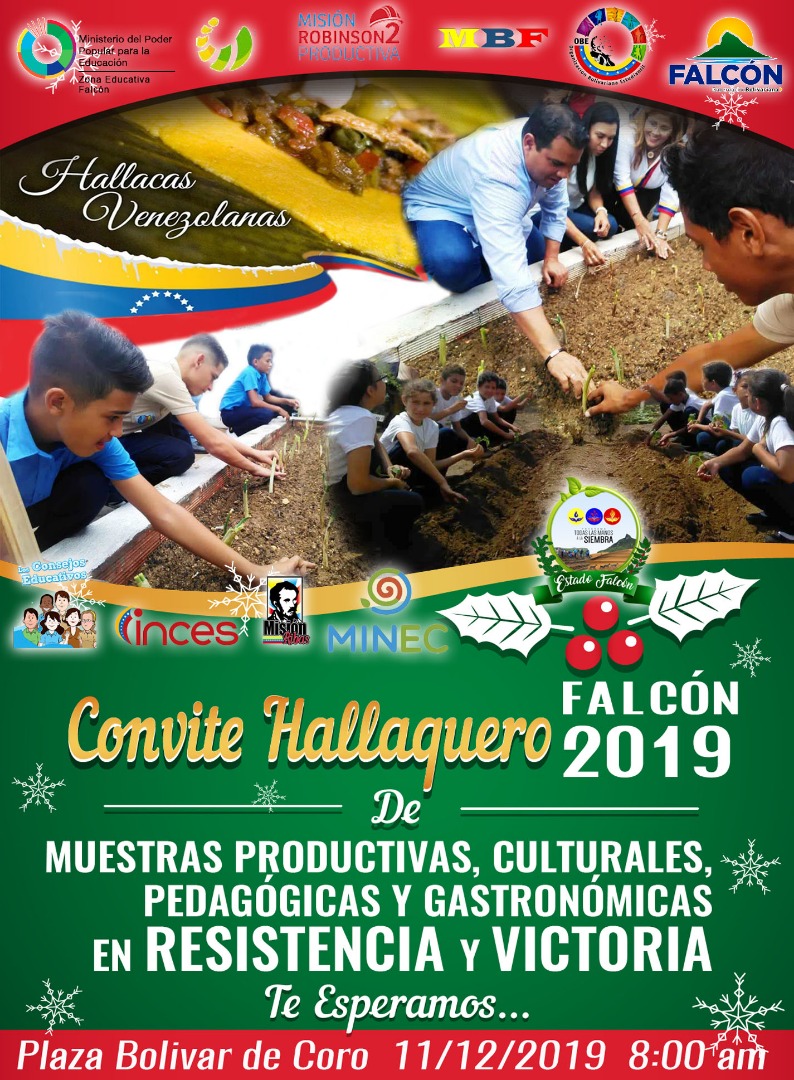 PTMS FALCÓN y la autoridad de educación  Dra <a href="/MarelysCastro21/">Marelys Castro Rodríguez</a> extiende una cordial invitaciòn al Convite Hallaquero 2019 en Resistencia y Victoria a toda la geografía falconiana.<a href="/PTMSNACIONAL/">Programa Todas las Manos a la Siembra</a> @MPPEDUCACION <a href="/vclarkb/">Víctor Clark Boscán</a> @psuvaristobulo <a href="/psuvfalcon/">PSUV FALCÓN</a> <a href="/PartidoPSUV/">PSUV</a> <a href="/NicolasMaduro/">Nicolás Maduro</a>