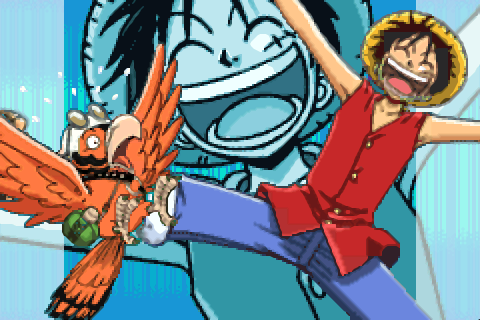 次郎丸 今日のモーニングゲームはgbaの ワンピース ナナツ島の大秘宝 フィールド移動はアクションゲーム風 戦闘はslg風です 戦闘のカットインが多めで楽しい 仲間の数が現在より少なく ナミの武器が棒だったりと 時代を感じさせます レトロ