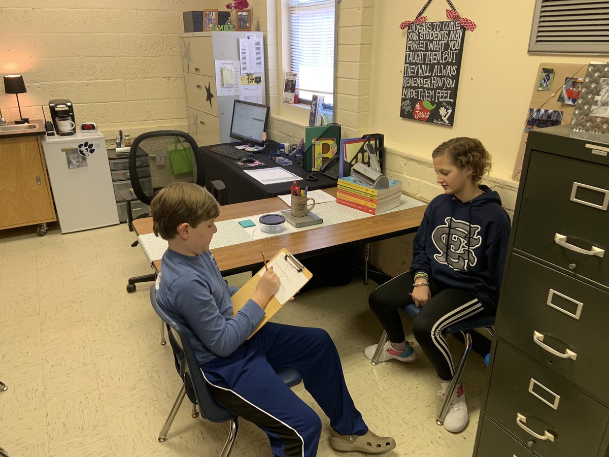 JBWGE's tweet photo. Peer Interviews... I may want to be a reporter...digging deep into hurricane safety #WeleadWGE https://t.co/yEbWLaJXqe
