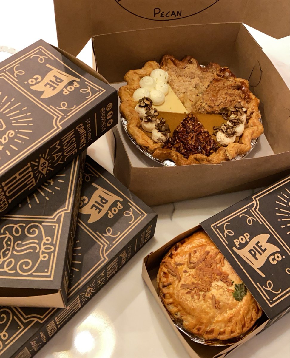 rivieramagoc's tweet photo. #EditorPickOfTheWeek // "Thanksgiving might be over but I'm already looking forward to another round of treats for Xmas! Skip the stress of slaving in the kitchen and head to Pop Pie Co. to grab sweet & savory pies that guests are sure to love. Happy feasting!" - Allison Mitchell https://t.co/J1BMi9vxjc