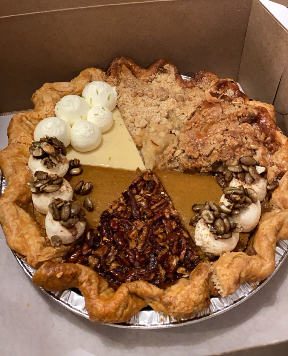 rivieramagoc's tweet photo. #EditorPickOfTheWeek // "Thanksgiving might be over but I'm already looking forward to another round of treats for Xmas! Skip the stress of slaving in the kitchen and head to Pop Pie Co. to grab sweet & savory pies that guests are sure to love. Happy feasting!" - Allison Mitchell https://t.co/J1BMi9vxjc