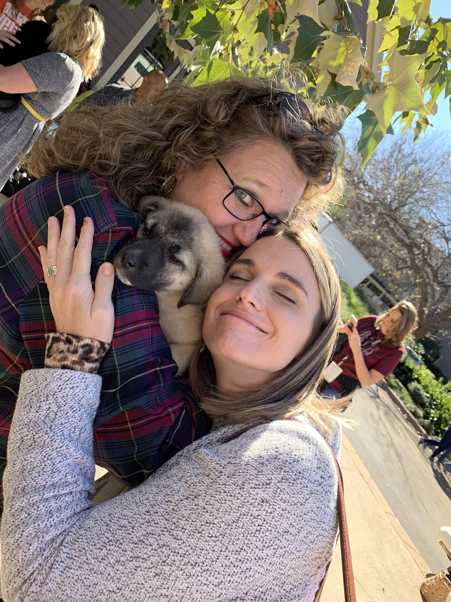amyrollmann's tweet photo. Love what we are learning at the conference! And snuggling with puppies was an added bonus! #bebold4kids #think2019 @lead4ward @hnelson111 @jessahanson https://t.co/6KuK5toc1v