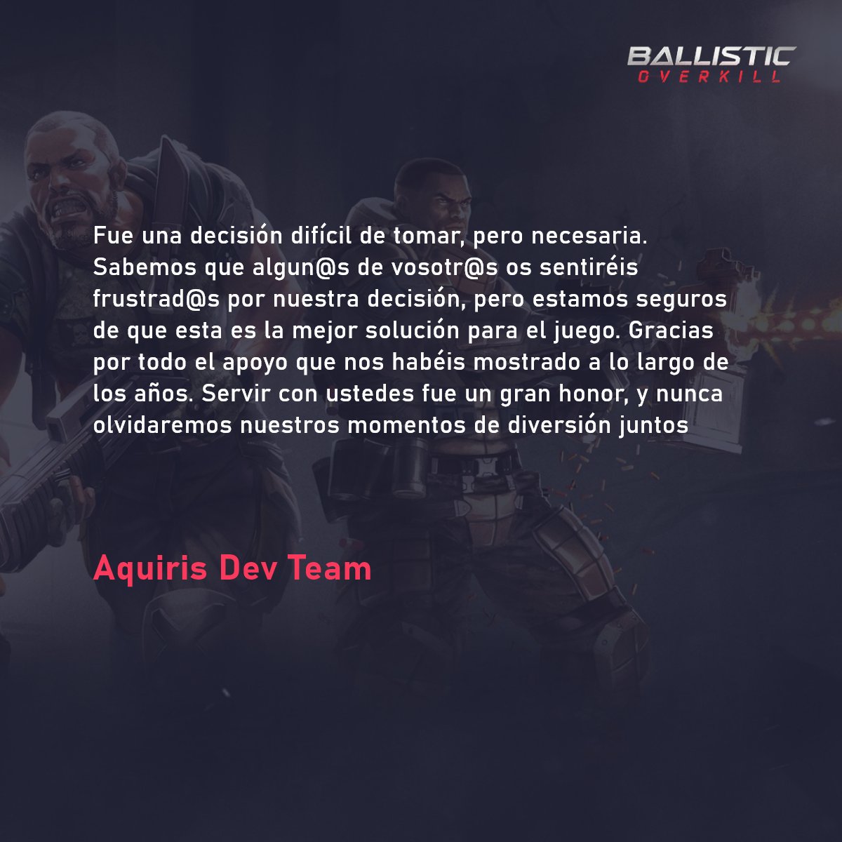 Ballistic (old acc) (@BallisticGame) / X