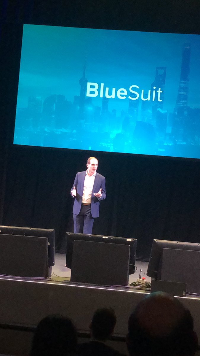 bredtoken's tweet photo. And finally, the moment Tanner McGraw has been waiting for for the last 15 years ... announcing the @bluesuitai owner and broker collaboration platform #tsproptech @Colliers @techstars https://t.co/3H7ZJRQN2t