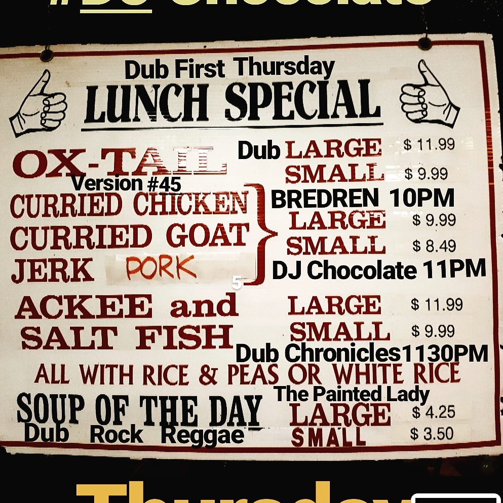 Dec/5 Dub First Thursday @thedubchronicles <a href="/bredrendub/">Bredren Dub</a> <a href="/chocolatelauren/">Lauren Speers</a>
#torontodub #dubtoronto #reggaeinna416 #reggaeinna6ix #dubinna416 #dubinna6ix #loverespectdub #resinators #resinatorsmaximumdub #bredrendub #dubcaster #rzn8rs #rzn8rsdub #dubreggae #dubrock #dubrockers