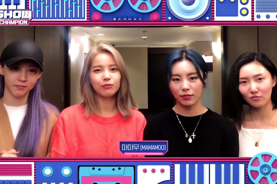 soompi's tweet photo. WATCH: #MAMAMOO Takes 5th Win For “HIP” On “Show Champion,” Performances By #AOA, #ASTRO, And More #HIP5THWIN
https://t.co/52aCG9rTH3 https://t.co/lHlfui8Xzc